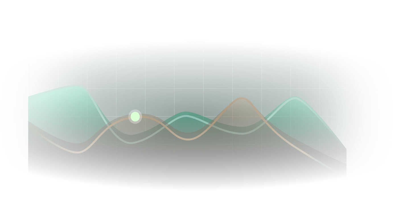 Wellenformdiagramm für KI-Einblicke im Gesundheitswesen und in der Forschung